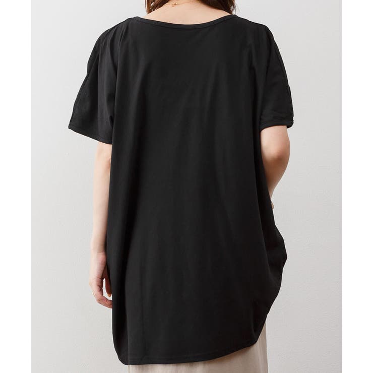 ゆったりシルエット ランダムカットソー M | atONE | 詳細画像17 