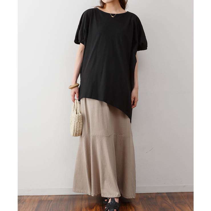 ゆったりシルエット ランダムカットソー M | atONE | 詳細画像19 