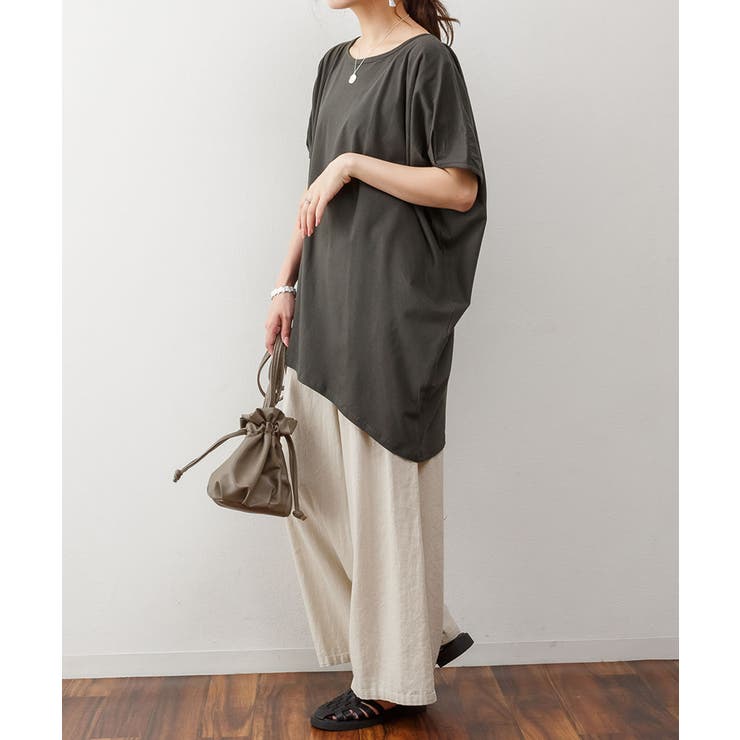 ゆったりシルエット ランダムカットソー M | atONE | 詳細画像27 