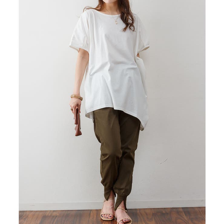 ゆったりシルエット ランダムカットソー M | atONE | 詳細画像40 