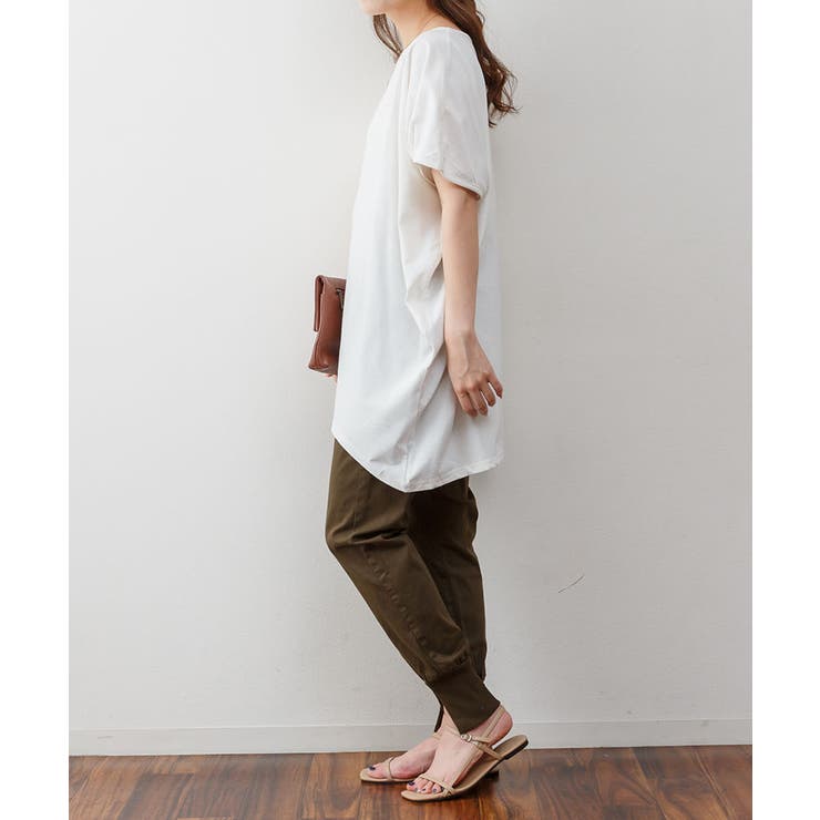 ゆったりシルエット ランダムカットソー M | atONE | 詳細画像41 