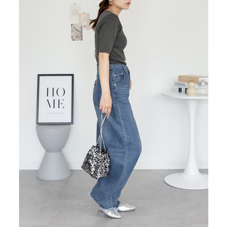 コットンフライス5分袖Tシャツ | atONE | 詳細画像14 