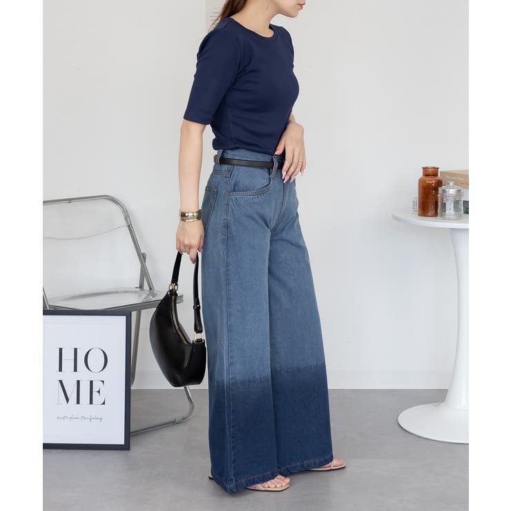 コットンフライス5分袖Tシャツ | atONE | 詳細画像28 