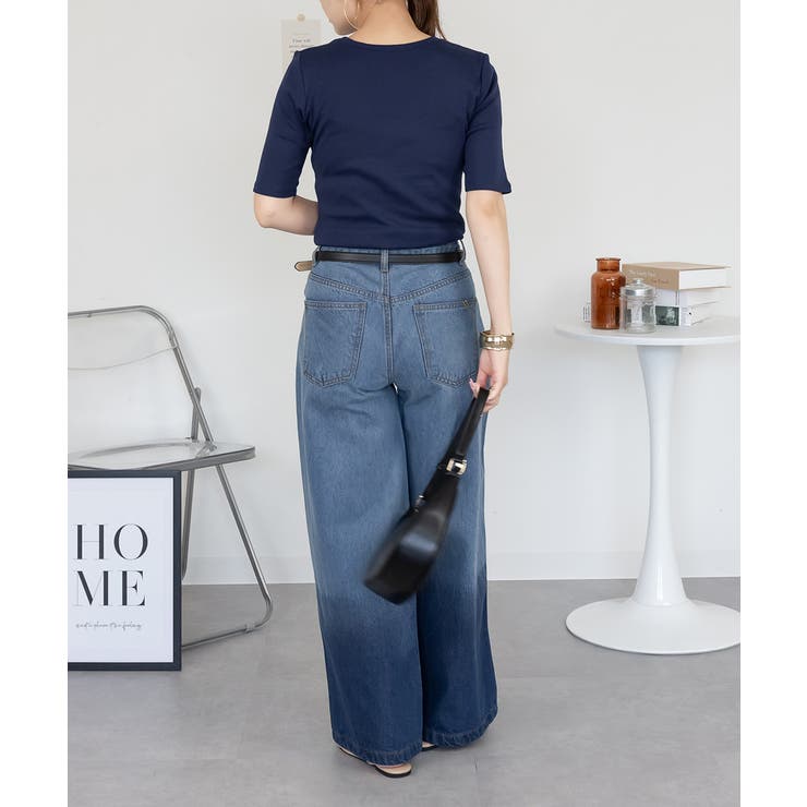 コットンフライス5分袖Tシャツ | atONE | 詳細画像29 