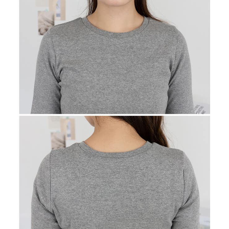 コットンフライス5分袖Tシャツ | atONE | 詳細画像43 