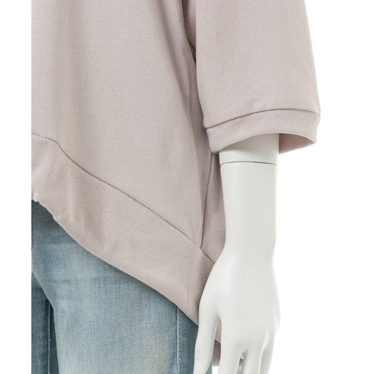 コットンフライスヘムローブ入りカットソー | atONE | 詳細画像10 