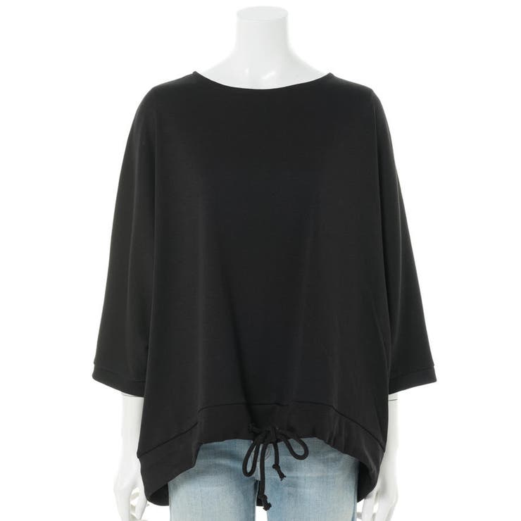 コットンフライスヘムローブ入りカットソー | atONE | 詳細画像12 