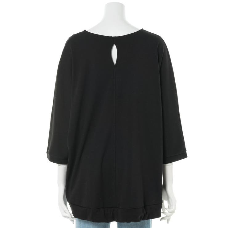 コットンフライスヘムローブ入りカットソー | atONE | 詳細画像13 