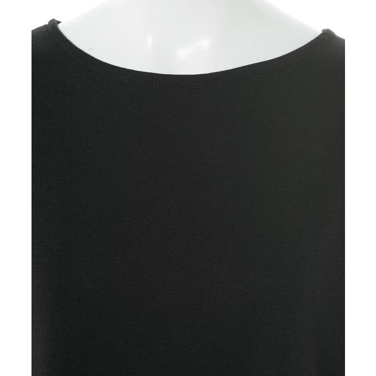 コットンフライスヘムローブ入りカットソー | atONE | 詳細画像14 