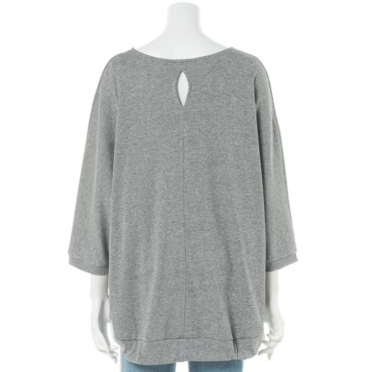 コットンフライスヘムローブ入りカットソー | atONE | 詳細画像18 