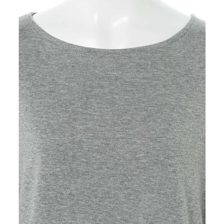 コットンフライスヘムローブ入りカットソー | atONE | 詳細画像19 