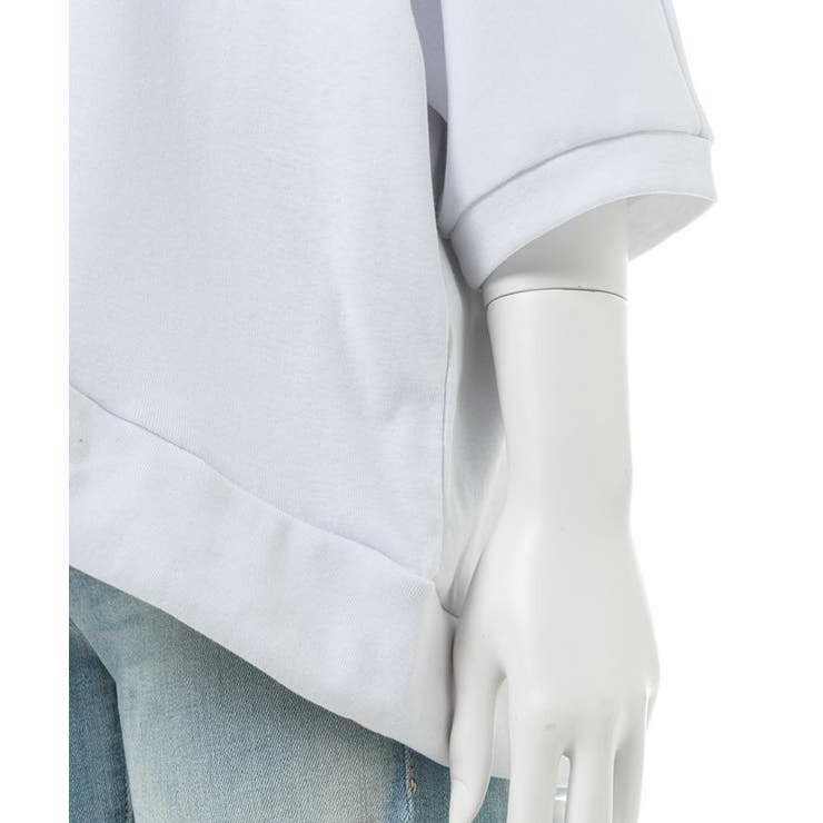 コットンフライスヘムローブ入りカットソー | atONE | 詳細画像25 