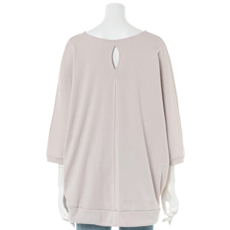 コットンフライスヘムローブ入りカットソー | atONE | 詳細画像8 