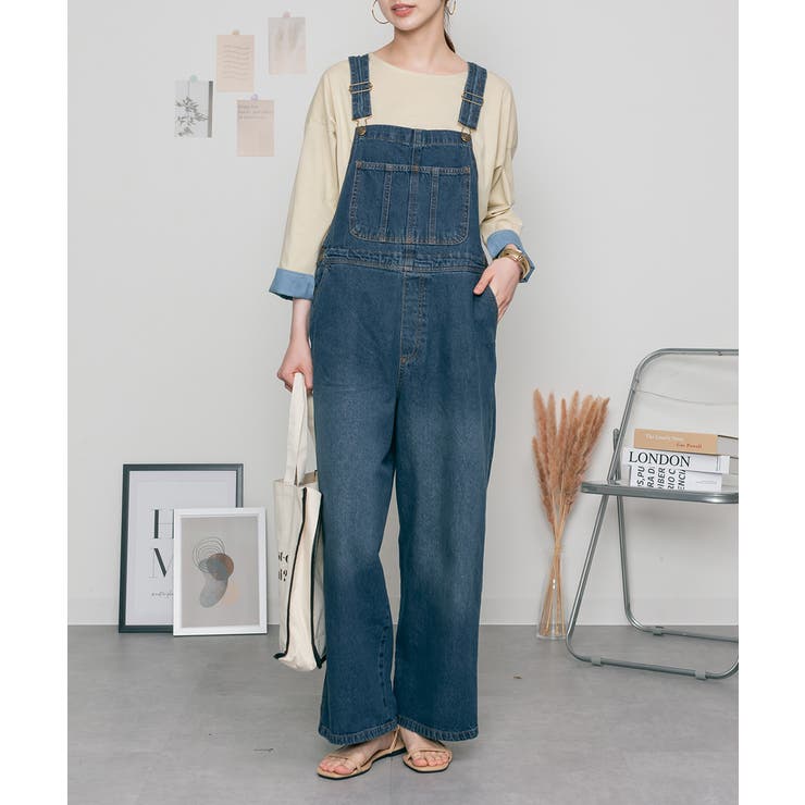 袖口裏タンガリーロングTシャツ ロングスリーブ カットソー | atONE | 詳細画像17 