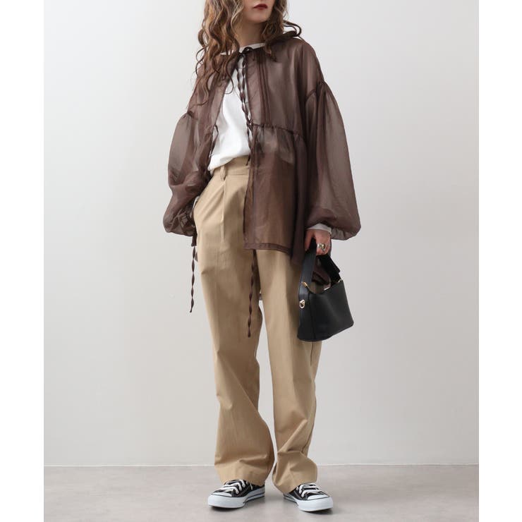 無地ロング Tシャツ ロンT | atONE | 詳細画像13 