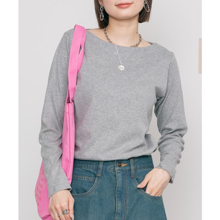 無地ロング Tシャツ ロンT | atONE | 詳細画像29 