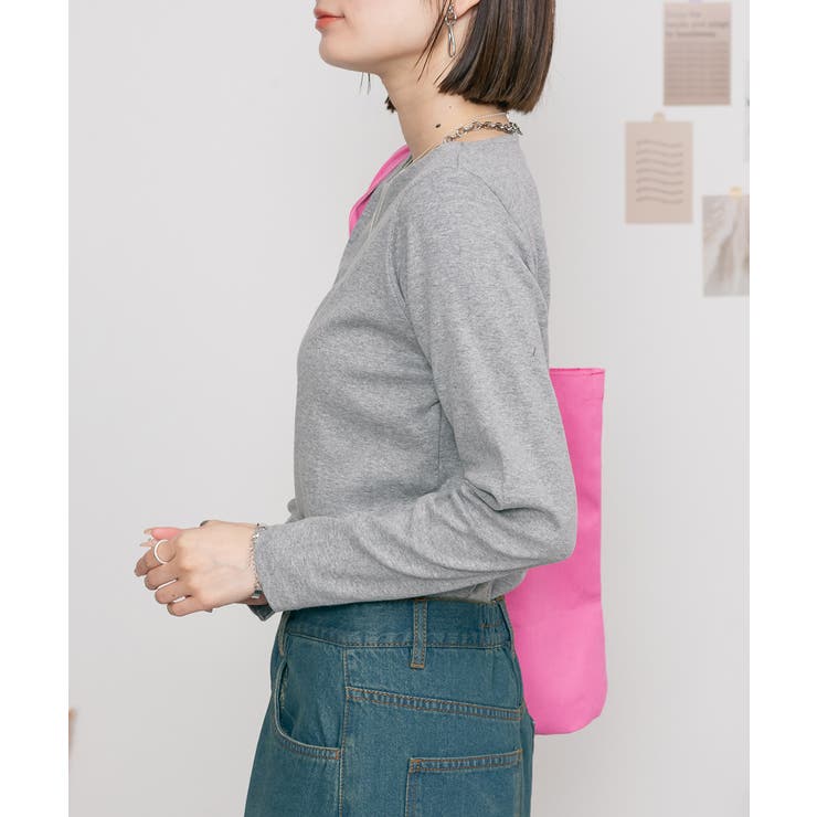 無地ロング Tシャツ ロンT | atONE | 詳細画像31 