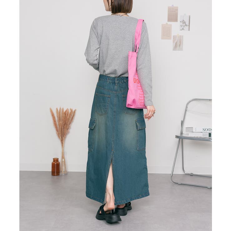 無地ロング Tシャツ ロンT | atONE | 詳細画像35 