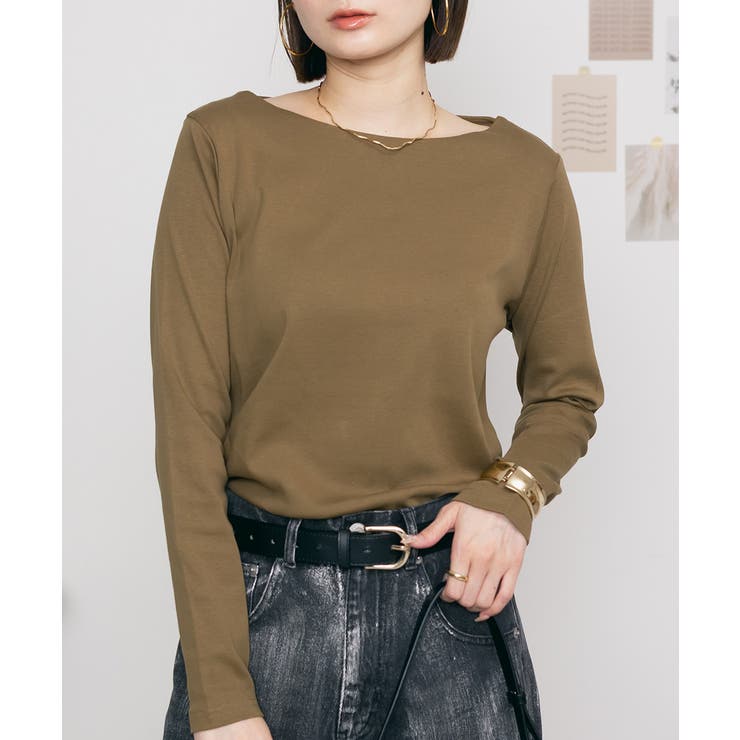 無地ロング Tシャツ ロンT | atONE | 詳細画像36 