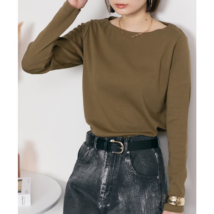 無地ロング Tシャツ ロンT | atONE | 詳細画像37 