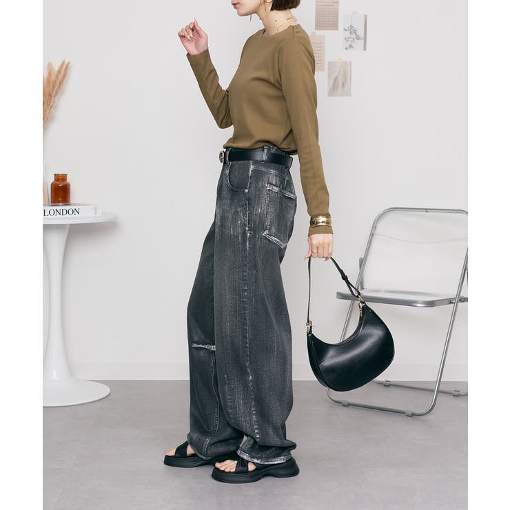 無地ロング Tシャツ ロンT | atONE | 詳細画像41 