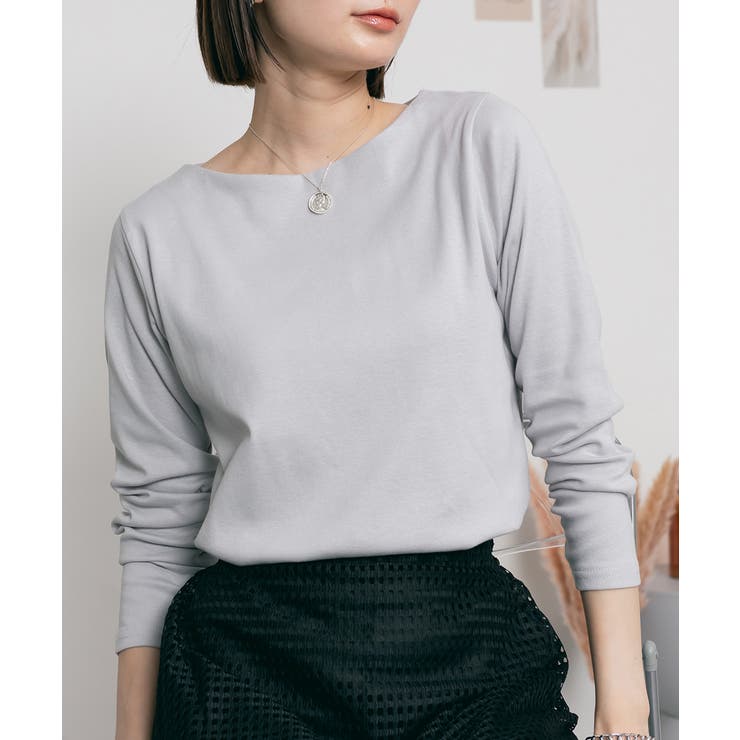 無地ロング Tシャツ ロンT | atONE | 詳細画像50 