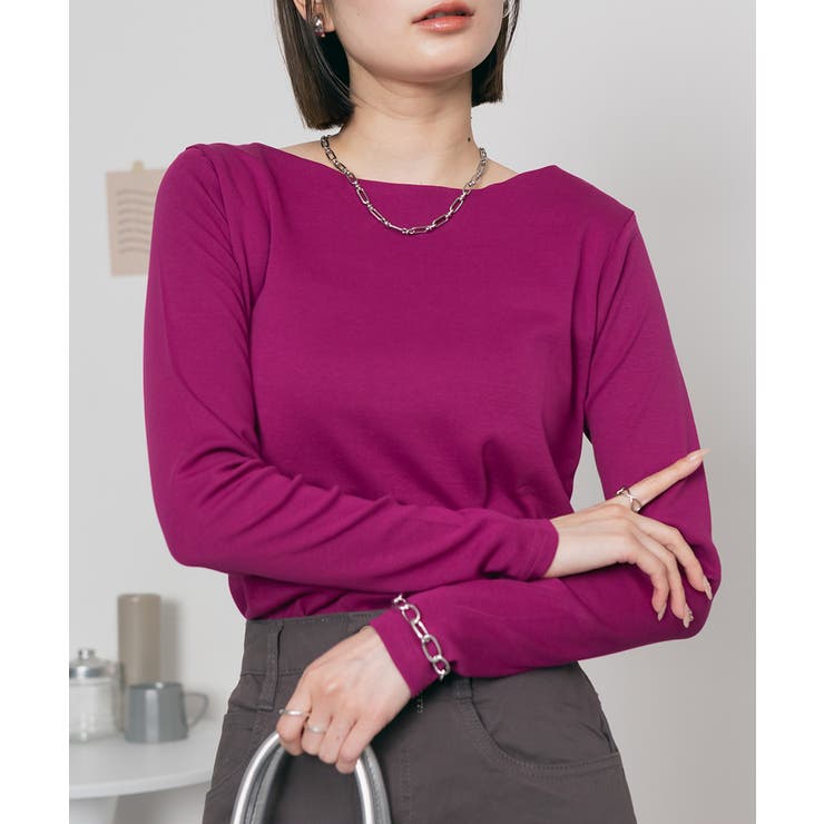 無地ロング Tシャツ ロンT | atONE | 詳細画像56 