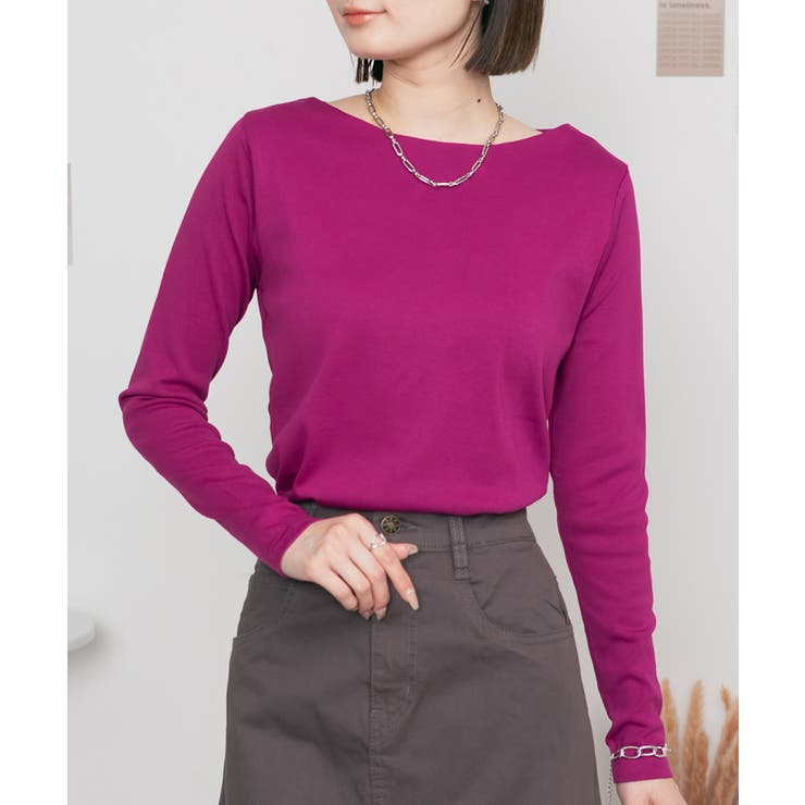 無地ロング Tシャツ ロンT | atONE | 詳細画像57 