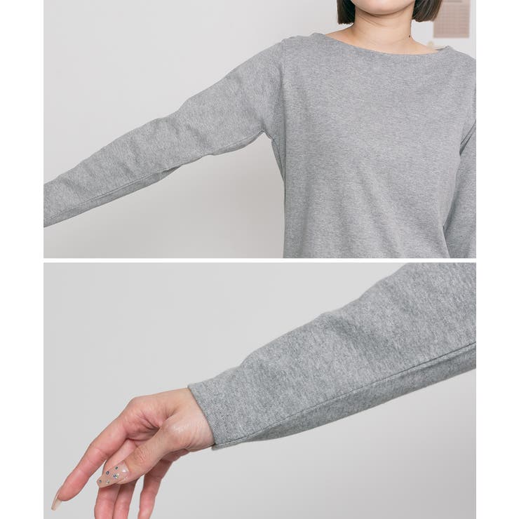 無地ロング Tシャツ ロンT | atONE | 詳細画像77 