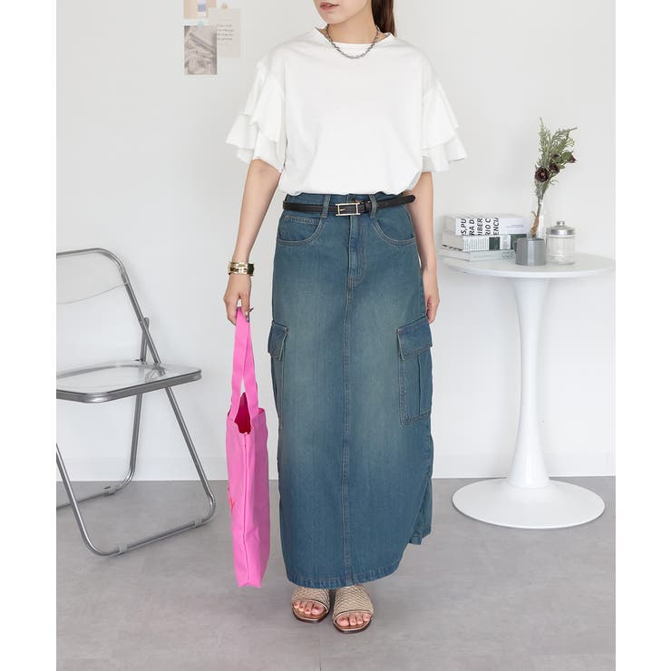 コットンフレアー袖カットソー ふんわり袖で大人フェミニンな印象に レディースファ… | atONE | 詳細画像22 