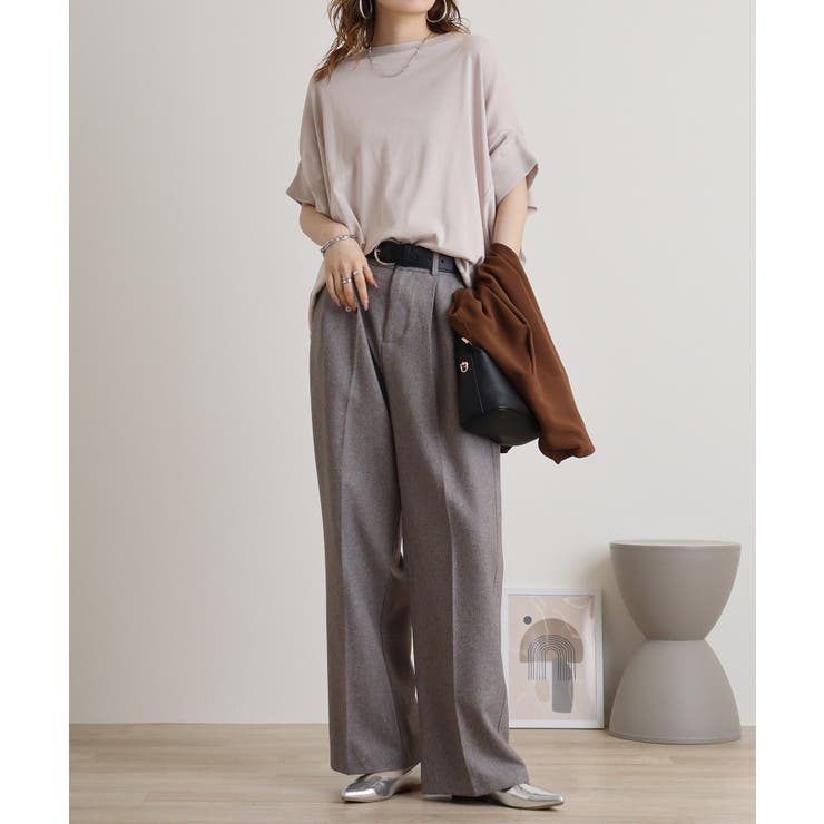 変形ドルマンカットソー レディースファッション通販 変形ドルマンワイドカットソー | atONE | 詳細画像11 