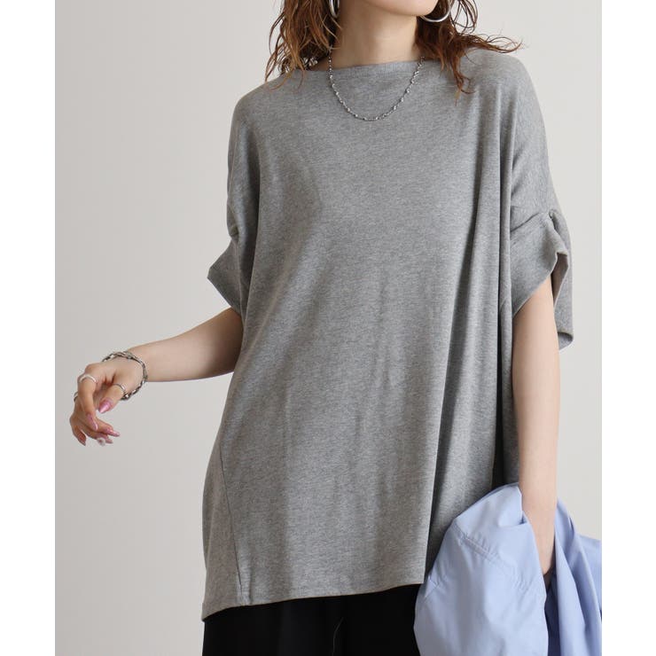 変形ドルマンカットソー レディースファッション通販 変形ドルマンワイドカットソー | atONE | 詳細画像3 