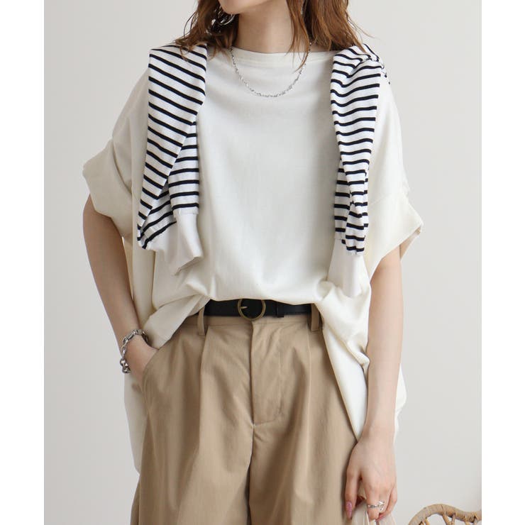 変形ドルマンカットソー レディースファッション通販 変形ドルマンワイドカットソー | atONE | 詳細画像25 