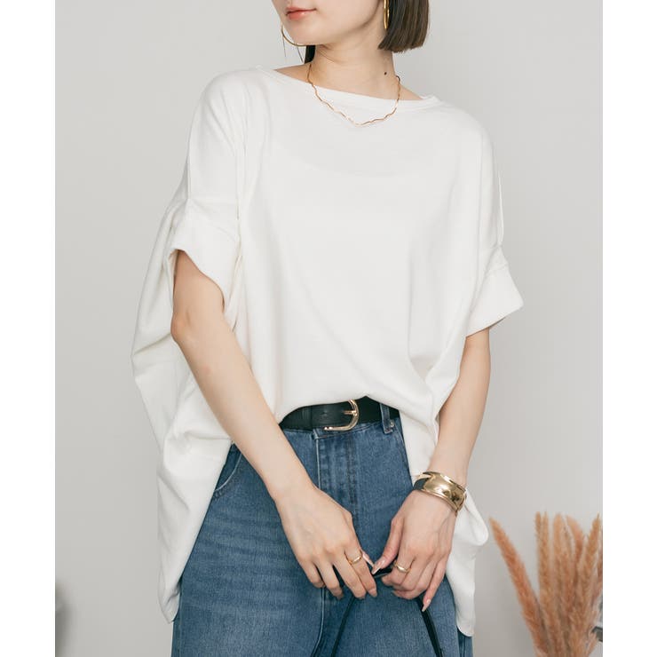 変形ドルマンカットソー レディースファッション通販 変形