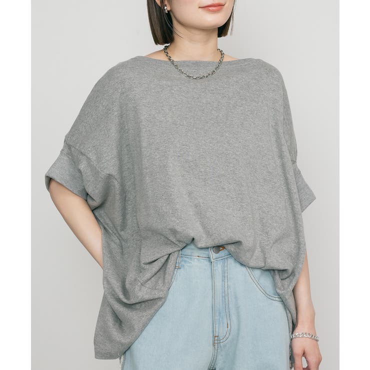 変形ドルマンカットソー レディースファッション通販 変形ドルマンワイドカットソー | atONE | 詳細画像33 