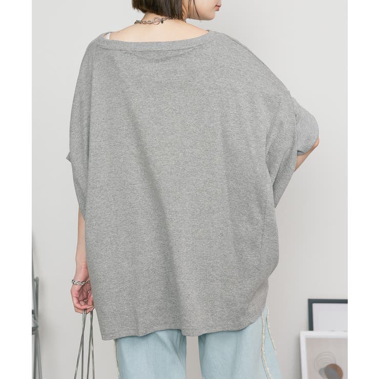 変形ドルマンカットソー レディースファッション通販 変形ドルマンワイドカットソー | atONE | 詳細画像36 