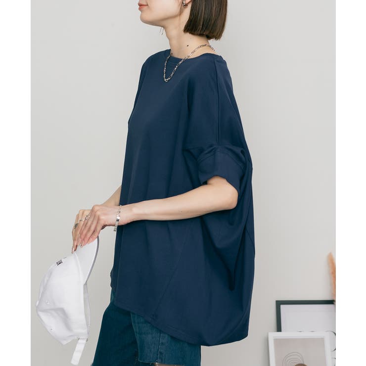 変形ドルマンカットソー レディースファッション通販 変形ドルマンワイドカットソー | atONE | 詳細画像42 