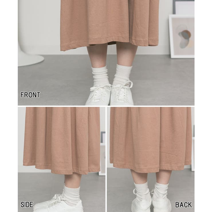 着るだけでお洒落 裾ティアードワンピース  | atONE | 詳細画像28 