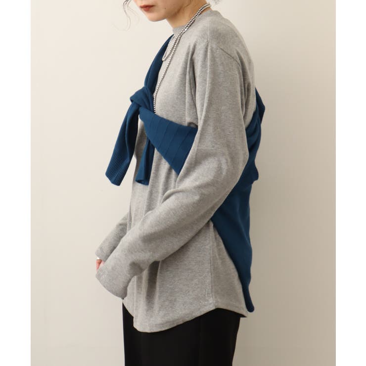 無地ロング Tシャツ ロンT | atONE | 詳細画像47 