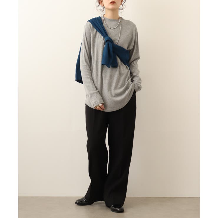 無地ロング Tシャツ ロンT | atONE | 詳細画像50 