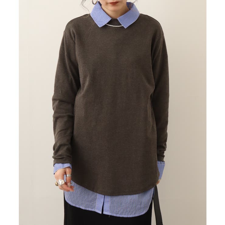 無地ロング Tシャツ ロンT | atONE | 詳細画像51 