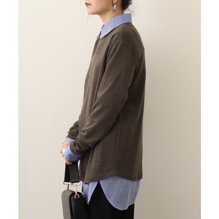 無地ロング Tシャツ ロンT | atONE | 詳細画像52 