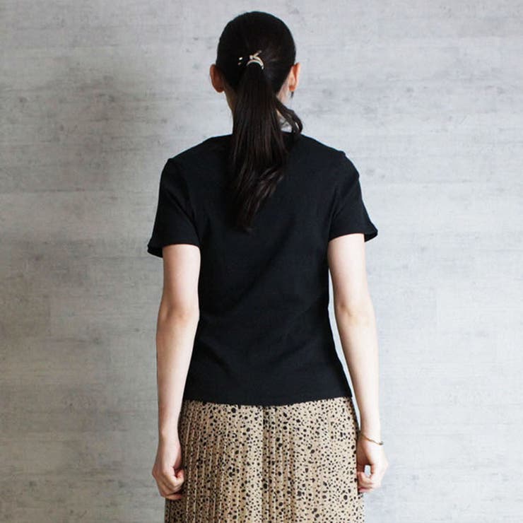 コンパクトコットンリブTシャツ | atONE | 詳細画像17 