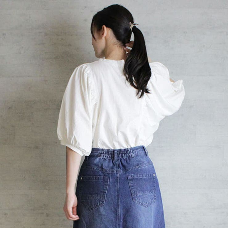 ギャザー袖ドルマンカットソー | atONE | 詳細画像18 