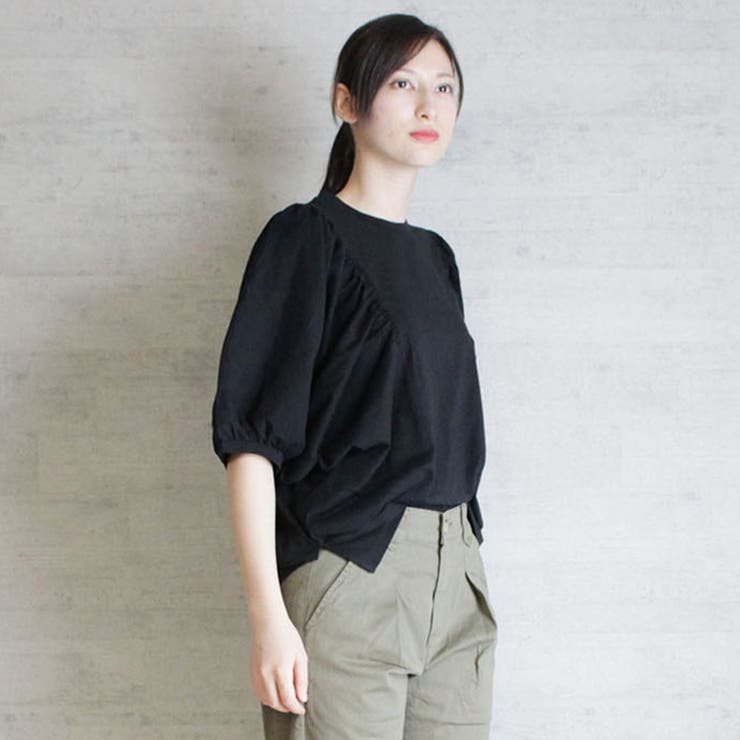 ギャザー袖ドルマンカットソー | atONE | 詳細画像19 