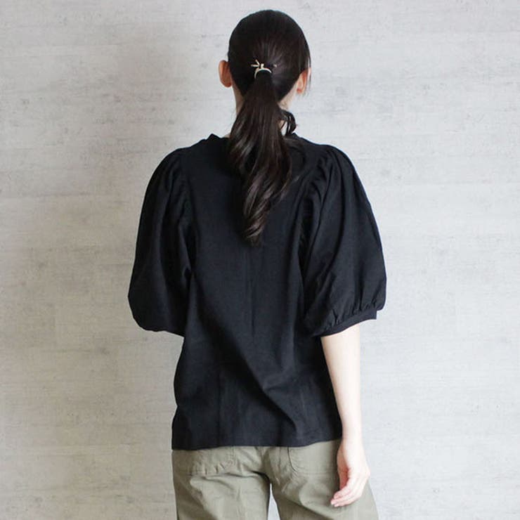 ギャザー袖ドルマンカットソー | atONE | 詳細画像20 