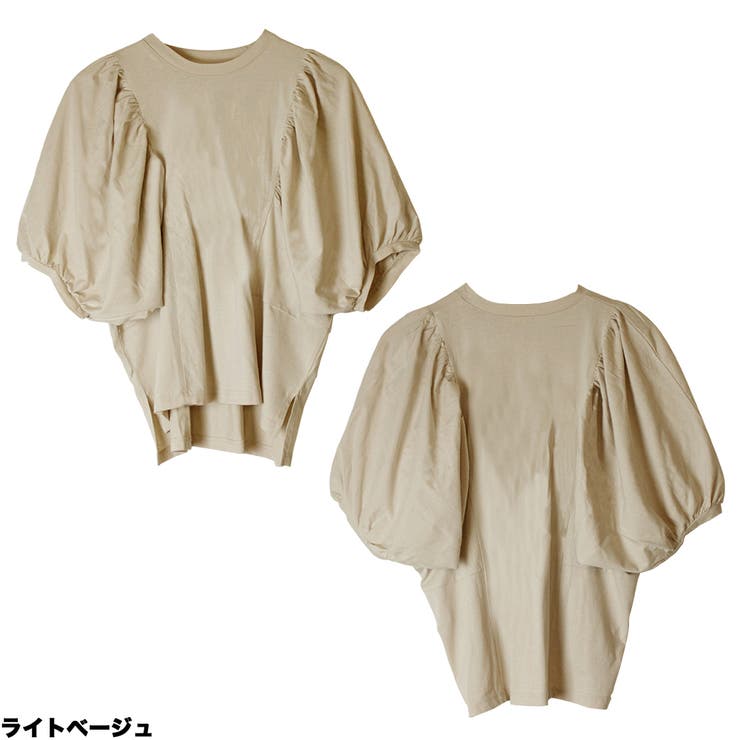 ギャザー袖ドルマンカットソー | atONE | 詳細画像2 