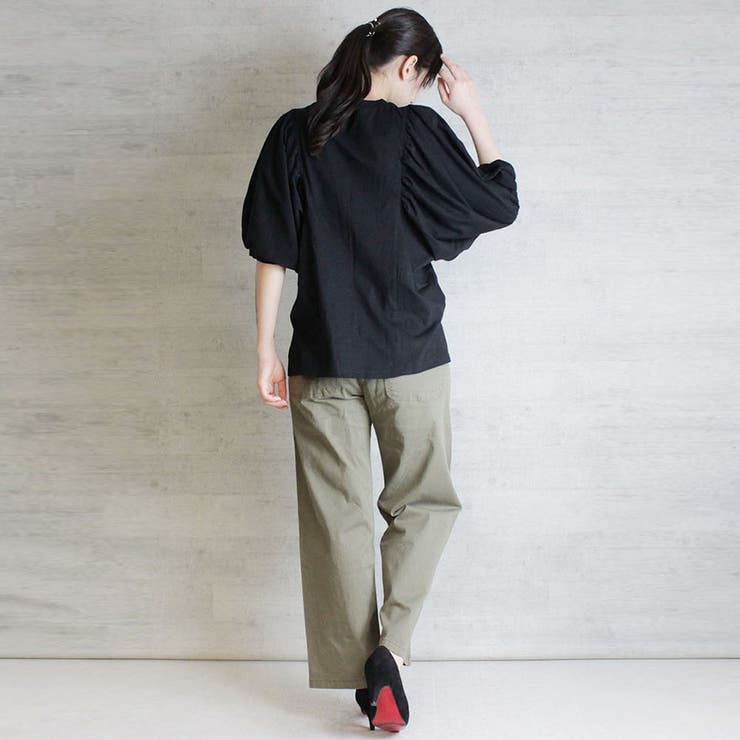 ギャザー袖ドルマンカットソー | atONE | 詳細画像32 