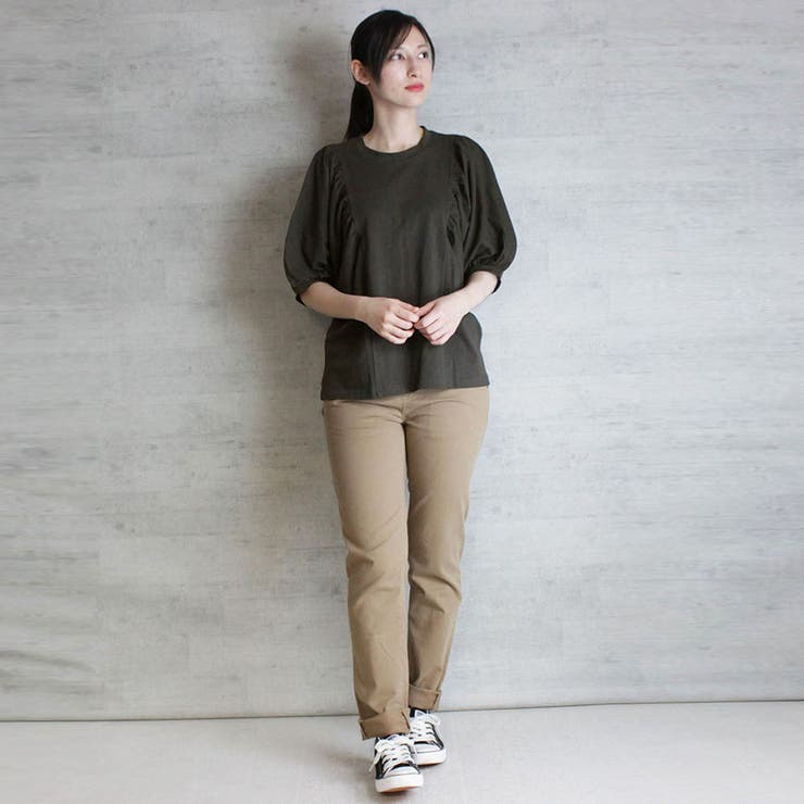 ギャザー袖ドルマンカットソー | atONE | 詳細画像33 