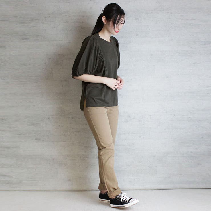 ギャザー袖ドルマンカットソー | atONE | 詳細画像34 